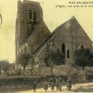 L'église, Vue prise de la cour des écoles